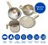 Conjunto De Panelas 4 Peças Indução Marble Edition Cinza Dust - Oster - Imagem 9
