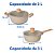 Conjunto De Panelas 4 Peças Indução Marble Edition Cinza Dust - Oster - Imagem 12