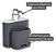 Detergente Dispenser Porta Bucha 500 Ml Pia Cozinha Cinza Frio - Coza - Imagem 5