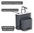Detergente Dispenser Porta Bucha 500 Ml Pia Cozinha Cinza Frio - Coza - Imagem 3