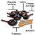 Jogo De Panelas Indução Kit 10 Peças Style Cook - Mimo Style - Imagem 10