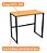 Mesa Escrivaninha Industrial Escritório Estudos Computador 80 cm Preto/Corazzi - DiCarlo - Imagem 4