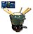 Panela De Fondue Kit 10 Peças Ferro Fundido Verde Bandeira - Oster - Imagem 1
