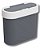 Lixeira De Pia C/ Tampa Automática Banheiro Cozinha 2,8 L Cinza - Coza - Imagem 1