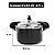 Panela De Pressão Indução Antiaderente Cerâmico 5,4 L Preta - Brinox - Imagem 4