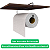 Suporte Para Papel Toalha Elegance Preto - DiCarlo - Imagem 3