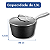 Panela Antiaderente Revestimento Titânio Indução 16cm Black Rock - Mimo Style - Imagem 5