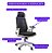 Cadeira Escritório Ergonômica Gamer Presidente Branca/grafite Helene Special - Elements - Imagem 5