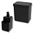 Kit Organizador De Pia C/ Dispenser Detergente E Lixeira Preto - Coza - Imagem 1