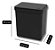 Kit Organizador De Pia C/ Dispenser Detergente E Lixeira Preto - Coza - Imagem 5