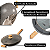 Panela Wok Frigideira C/ Tampa 31cm Antiadente Cerâmica 5,5l Dark Grey - Oster - Imagem 5