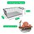 Kit Organizador Armário Cozinha Conjunto 7 Peças Elegance Preto - DiCarlo - Imagem 9