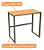 Mesa Escrivaninha Industrial Escritório Computador Estudo 80 cm Fendi/Corazzi - DiCarlo - Imagem 4