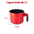 Jogo De Panelas Indução Cerâmica Antiaderente 10 Peças Pratic Cook Red - Mimo Style - Imagem 10