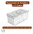 Organizador Geladeira Alimentos C/ 3 Cestos 5 L Clear Fresh - OU - Imagem 3