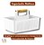 Organizador Multiuso C/ Alça Cesto Lavanderia Flow Branco - OU - Imagem 3