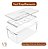 Porta Ovos Organizador Geladeira 36 Unds Clear Fresh Branco - OU - Imagem 5