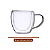 Caneca Parede Dupla Vidro 2 Peças 250 ml - Allmix - Imagem 7