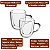 Caneca Parede Dupla Vidro 2 Peças 250 ml - Allmix - Imagem 5