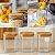 Pote de Vidro Quadrado com Tampa de Bambu 1100 ml - Allmix - Imagem 2