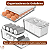 Kit Organizadores de Geladeira Ovos Latas - OU - Imagem 3
