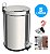 Lixeira Pedal Inox Banheiro Cozinha 5l Tramontina Polida - Imagem 1