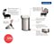 Lixeira Pedal Inox Banheiro Cozinha 12l Tramontina Polida - Imagem 10