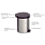 Lixeira Inox c/ Pedal New 12 L - Tramontina - Imagem 5