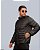 Jaqueta Masculina Preta Puffer Inverno Com Capuz Casaco Térmico Leve Quente Premium - Imagem 2