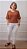Blusa Pespontada Marrom - Imagem 1