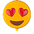 Pirulito emoji apaixonado 25g HB-9134-PC - Imagem 1