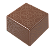 Praline quadrado "Oriental" 10g HB-9228-S - Imagem 1