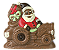 Papai Noel em um trator 50g HB-DS-8062 - Imagem 1
