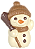Boneco de neve Finn 100g HB-DS-8123 - Imagem 1
