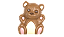 Urso Bruno 80g HB-DS-8182 - Imagem 1