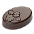 Chocolate oval de Páscoa "Narciso" 12g HB-9031-S - Imagem 1