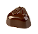 Bombom triangular com decoração 12,5g HB-0952-S - Imagem 1