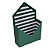 Carta Envelope Verde (05 unidades) - Imagem 1