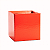 Cachepot Quadrado Pote 15 Vermelho (10 unidades) - Imagem 1