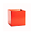 Cachepot Quadrado Pote 11/12 Vermelho (10 unidades) - Imagem 1