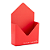Carta Envelope Amo Você/Vermelho (05 unidades) - Imagem 1