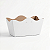 Cachepot Vintage Duplo 11 Branco (10 unidades) - Imagem 1