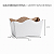 Cachepot Vintage Duplo 06 Branco (10 unidades) - Imagem 4