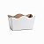 Cachepot Vintage Duplo 06 Branco (10 unidades) - Imagem 1