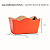 Cachepot Vintage Duplo 06 Vermelho (10 unidades) - Imagem 3