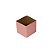 Cachepot Quadrado Pote 09 Rosa (10 unidades) - Imagem 1