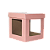 Box Quadrada Com Tampa Rosa (03 unidades) - Imagem 2