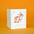 Card Postal Coelho Floral (10 unidades) - Imagem 1