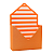 Carta Envelope Laranja (05 unidades) - Imagem 3