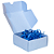 Mini Box Azul Santorini (05 unidades) - Imagem 2